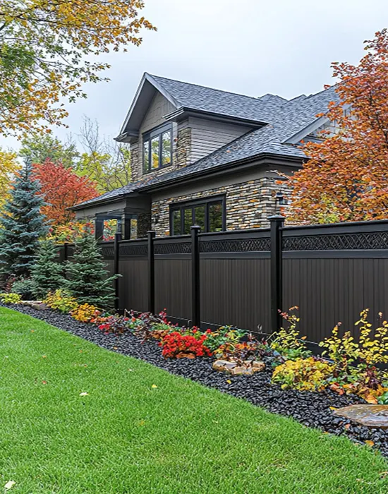 Professional fence installation service in Central Florida showing a newly installed, high-quality privacy fence.