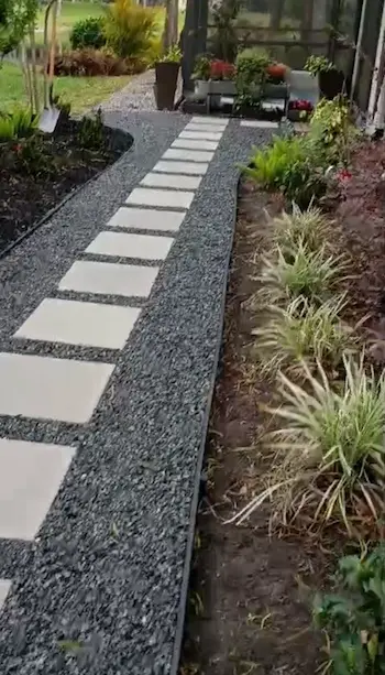 Landscaping by MV Lawn Services.