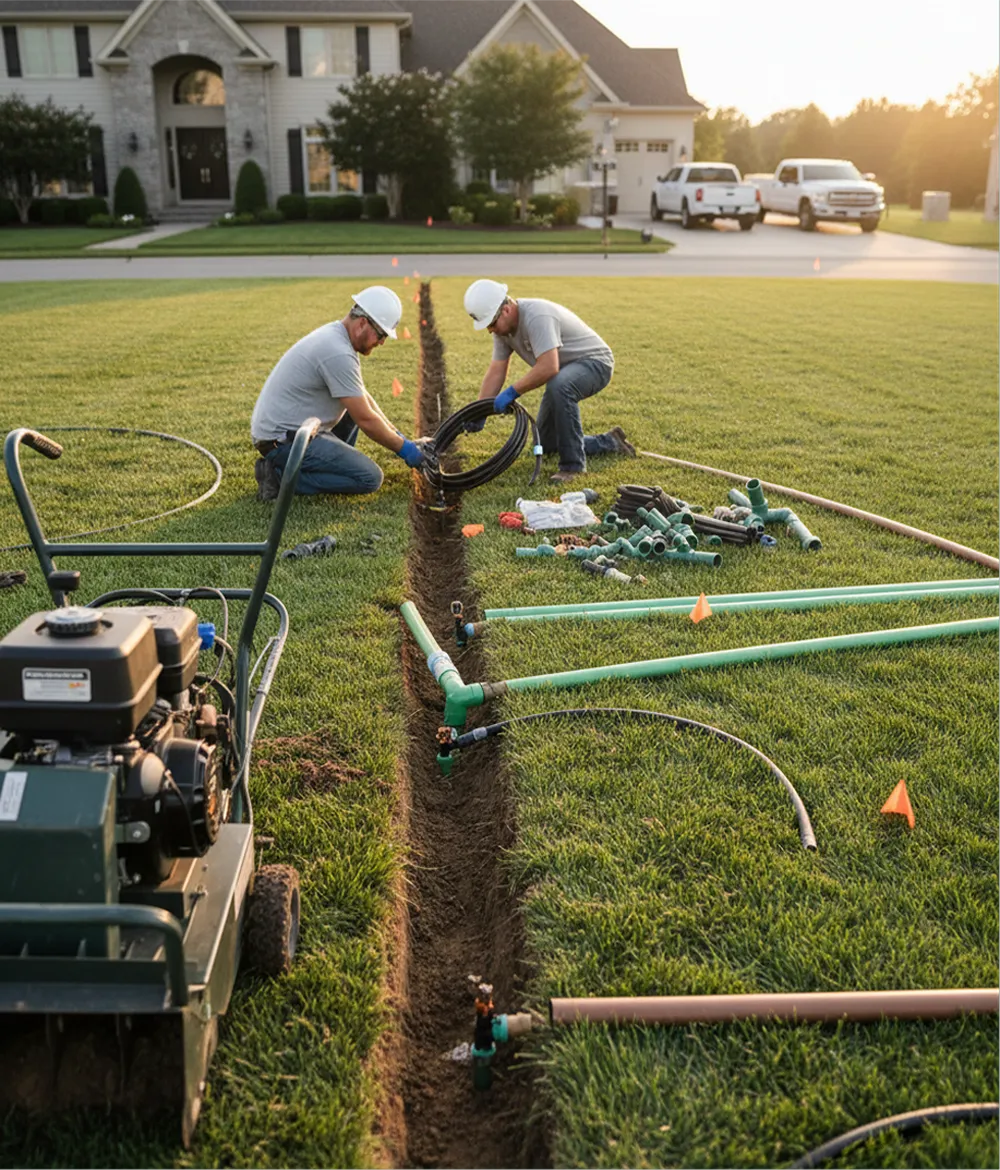A professional tree service team performing precision cutting and site cleanup to ensure property safety in Central Florida.